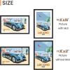 imageupsimples 20x30 Poster Frame Display Pictures 16x24 with Mat or 20x30 Without Mat Wall Hanging Picture Frame Natural 1 PackBlack