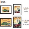 imageupsimples 20x30 Poster Frame Display Pictures 16x24 with Mat or 20x30 Without Mat Wall Hanging Picture Frame Natural 1 PackBlack