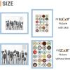 imageupsimples 20x30 Poster Frame Display Pictures 16x24 with Mat or 20x30 Without Mat Wall Hanging Picture Frame Natural 1 PackBlue