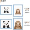 imageupsimples 20x30 Poster Frame Display Pictures 16x24 with Mat or 20x30 Without Mat Wall Hanging Picture Frame Natural 1 PackBlue