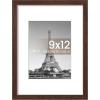 imageupsimples 20x30 Poster Frame Display Pictures 16x24 with Mat or 20x30 Without Mat Wall Hanging Picture Frame Natural 1 PackBrown
