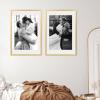 imageupsimples 20x30 Poster Frame Display Pictures 16x24 with Mat or 20x30 Without Mat Wall Hanging Picture Frame Natural 1 PackGold