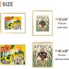 imageupsimples 20x30 Poster Frame Display Pictures 16x24 with Mat or 20x30 Without Mat Wall Hanging Picture Frame Natural 1 PackGold