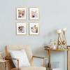 imageupsimples 20x30 Poster Frame Display Pictures 16x24 with Mat or 20x30 Without Mat Wall Hanging Picture Frame Natural 1 PackGold