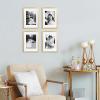 imageupsimples 20x30 Poster Frame Display Pictures 16x24 with Mat or 20x30 Without Mat Wall Hanging Picture Frame Natural 1 PackGold