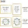 imageupsimples 20x30 Poster Frame Display Pictures 16x24 with Mat or 20x30 Without Mat Wall Hanging Picture Frame Natural 1 PackGold