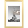 imageupsimples 20x30 Poster Frame Display Pictures 16x24 with Mat or 20x30 Without Mat Wall Hanging Picture Frame Natural 1 PackGold