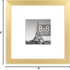 imageupsimples 20x30 Poster Frame Display Pictures 16x24 with Mat or 20x30 Without Mat Wall Hanging Picture Frame Natural 1 PackGold