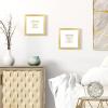 imageupsimples 20x30 Poster Frame Display Pictures 16x24 with Mat or 20x30 Without Mat Wall Hanging Picture Frame Natural 1 PackGold