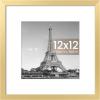 imageupsimples 20x30 Poster Frame Display Pictures 16x24 with Mat or 20x30 Without Mat Wall Hanging Picture Frame Natural 1 PackGold
