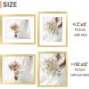 imageupsimples 20x30 Poster Frame Display Pictures 16x24 with Mat or 20x30 Without Mat Wall Hanging Picture Frame Natural 1 PackGold