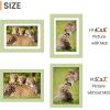 imageupsimples 20x30 Poster Frame Display Pictures 16x24 with Mat or 20x30 Without Mat Wall Hanging Picture Frame Natural 1 PackGreen