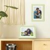 imageupsimples 20x30 Poster Frame Display Pictures 16x24 with Mat or 20x30 Without Mat Wall Hanging Picture Frame Natural 1 PackGreen