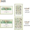 imageupsimples 20x30 Poster Frame Display Pictures 16x24 with Mat or 20x30 Without Mat Wall Hanging Picture Frame Natural 1 PackGreen