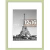 imageupsimples 20x30 Poster Frame Display Pictures 16x24 with Mat or 20x30 Without Mat Wall Hanging Picture Frame Natural 1 PackGreen