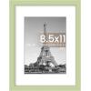 imageupsimples 20x30 Poster Frame Display Pictures 16x24 with Mat or 20x30 Without Mat Wall Hanging Picture Frame Natural 1 PackGreen
