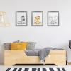 imageupsimples 20x30 Poster Frame Display Pictures 16x24 with Mat or 20x30 Without Mat Wall Hanging Picture Frame Natural 1 PackMetallic Gray