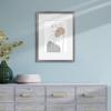 imageupsimples 20x30 Poster Frame Display Pictures 16x24 with Mat or 20x30 Without Mat Wall Hanging Picture Frame Natural 1 PackMetallic Gray