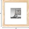 imageupsimples 20x30 Poster Frame Display Pictures 16x24 with Mat or 20x30 Without Mat Wall Hanging Picture Frame Natural 1 PackNatural