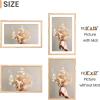 imageupsimples 20x30 Poster Frame Display Pictures 16x24 with Mat or 20x30 Without Mat Wall Hanging Picture Frame Natural 1 PackNatural
