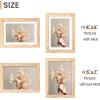 imageupsimples 20x30 Poster Frame Display Pictures 16x24 with Mat or 20x30 Without Mat Wall Hanging Picture Frame Natural 1 PackNatural
