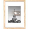 imageupsimples 20x30 Poster Frame Display Pictures 16x24 with Mat or 20x30 Without Mat Wall Hanging Picture Frame Natural 1 PackNatural