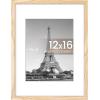 imageupsimples 20x30 Poster Frame Display Pictures 16x24 with Mat or 20x30 Without Mat Wall Hanging Picture Frame Natural 1 PackNatural