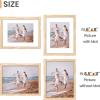 imageupsimples 20x30 Poster Frame Display Pictures 16x24 with Mat or 20x30 Without Mat Wall Hanging Picture Frame Natural 1 PackNatural