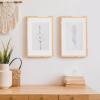imageupsimples 20x30 Poster Frame Display Pictures 16x24 with Mat or 20x30 Without Mat Wall Hanging Picture Frame Natural 1 PackNatural