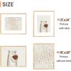 imageupsimples 20x30 Poster Frame Display Pictures 16x24 with Mat or 20x30 Without Mat Wall Hanging Picture Frame Natural 1 PackNatural