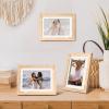 imageupsimples 20x30 Poster Frame Display Pictures 16x24 with Mat or 20x30 Without Mat Wall Hanging Picture Frame Natural 1 PackNatural