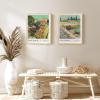 imageupsimples 20x30 Poster Frame Display Pictures 16x24 with Mat or 20x30 Without Mat Wall Hanging Picture Frame Natural 1 PackNatural