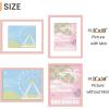 imageupsimples 20x30 Poster Frame Display Pictures 16x24 with Mat or 20x30 Without Mat Wall Hanging Picture Frame Natural 1 PackPink