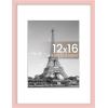 imageupsimples 20x30 Poster Frame Display Pictures 16x24 with Mat or 20x30 Without Mat Wall Hanging Picture Frame Natural 1 PackPink