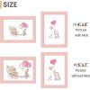 imageupsimples 20x30 Poster Frame Display Pictures 16x24 with Mat or 20x30 Without Mat Wall Hanging Picture Frame Natural 1 PackPink