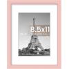 imageupsimples 20x30 Poster Frame Display Pictures 16x24 with Mat or 20x30 Without Mat Wall Hanging Picture Frame Natural 1 PackPink