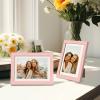 imageupsimples 20x30 Poster Frame Display Pictures 16x24 with Mat or 20x30 Without Mat Wall Hanging Picture Frame Natural 1 PackPink