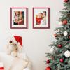 imageupsimples 20x30 Poster Frame Display Pictures 16x24 with Mat or 20x30 Without Mat Wall Hanging Picture Frame Natural 1 PackRed