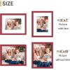 imageupsimples 20x30 Poster Frame Display Pictures 16x24 with Mat or 20x30 Without Mat Wall Hanging Picture Frame Natural 1 PackRed