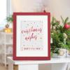 imageupsimples 20x30 Poster Frame Display Pictures 16x24 with Mat or 20x30 Without Mat Wall Hanging Picture Frame Natural 1 PackRed