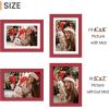 imageupsimples 20x30 Poster Frame Display Pictures 16x24 with Mat or 20x30 Without Mat Wall Hanging Picture Frame Natural 1 PackRed