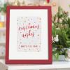 imageupsimples 20x30 Poster Frame Display Pictures 16x24 with Mat or 20x30 Without Mat Wall Hanging Picture Frame Natural 1 PackRed