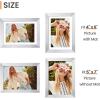 imageupsimples 20x30 Poster Frame Display Pictures 16x24 with Mat or 20x30 Without Mat Wall Hanging Picture Frame Natural 1 PackSilver