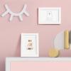 imageupsimples 20x30 Poster Frame Display Pictures 16x24 with Mat or 20x30 Without Mat Wall Hanging Picture Frame Natural 1 PackWhite