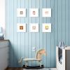 imageupsimples 20x30 Poster Frame Display Pictures 16x24 with Mat or 20x30 Without Mat Wall Hanging Picture Frame Natural 1 PackWhite