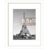 imageupsimples 20x30 Poster Frame Display Pictures 16x24 with Mat or 20x30 Without Mat Wall Hanging Picture Frame Natural 1 PackWhite