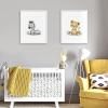 imageupsimples 20x30 Poster Frame Display Pictures 16x24 with Mat or 20x30 Without Mat Wall Hanging Picture Frame Natural 1 PackWhite