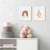 imageupsimples 20x30 Poster Frame Display Pictures 16x24 with Mat or 20x30 Without Mat Wall Hanging Picture Frame Natural 1 PackWhite