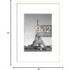 imageupsimples 20x30 Poster Frame Display Pictures 16x24 with Mat or 20x30 Without Mat Wall Hanging Picture Frame Natural 1 PackWhite