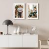 imageupsimples 20x30 Poster Frame Display Pictures 16x24 with Mat or 20x30 Without Mat Wall Hanging Picture Frame Natural 1 PackWhite